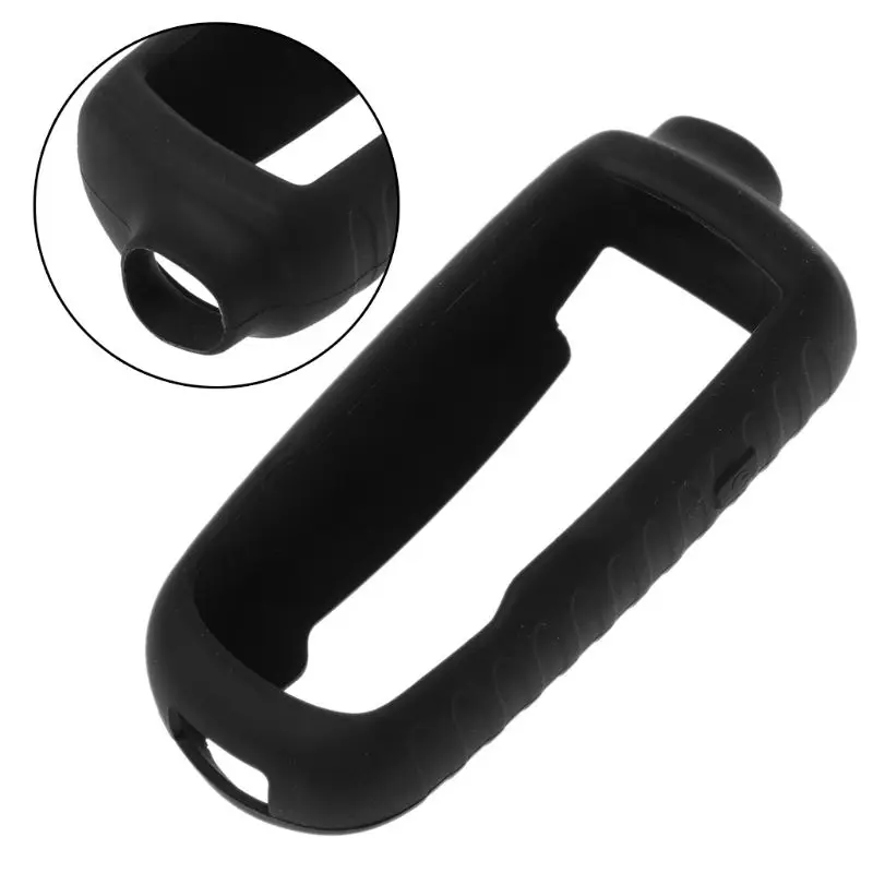 OOTDTY Silicon Protective Case Black Case Cover for Garmin GPS GPSMAP 62 64 62s 62sc 62st  62stc 63SC 64st Ultra light-weight