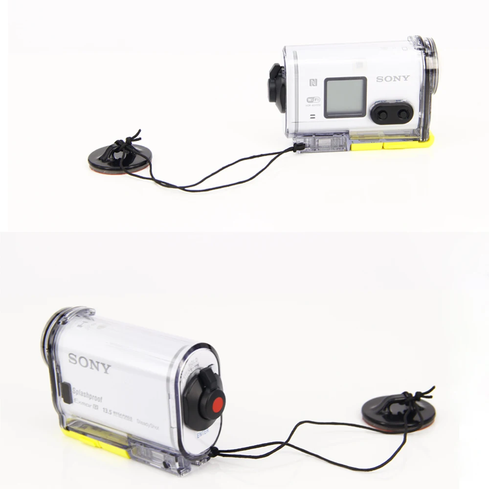 5 Pz/lotto di Assicurazione Tether Cinghie Kit di Montaggio per Sony RX0 Fdr X3000 X1000 Hdr AS300v 200 V 100V 50V AZ1 Action Cam Accessori