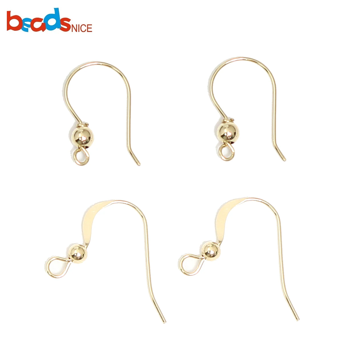 

Beadsnice French Earring Hooks Gold Filled Earwires Ear Fishhook Earring Finding Components Jewelry Making Accessories ID39870