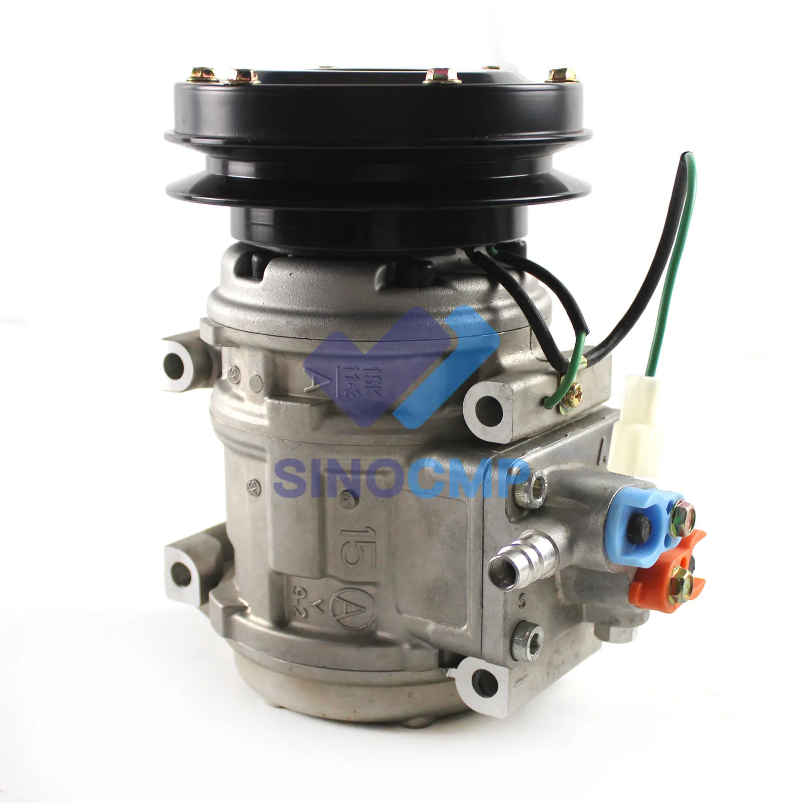 20Y-979-3111 Air Conditioner Compressor Assy for Komatsu PC200-6 Excavator