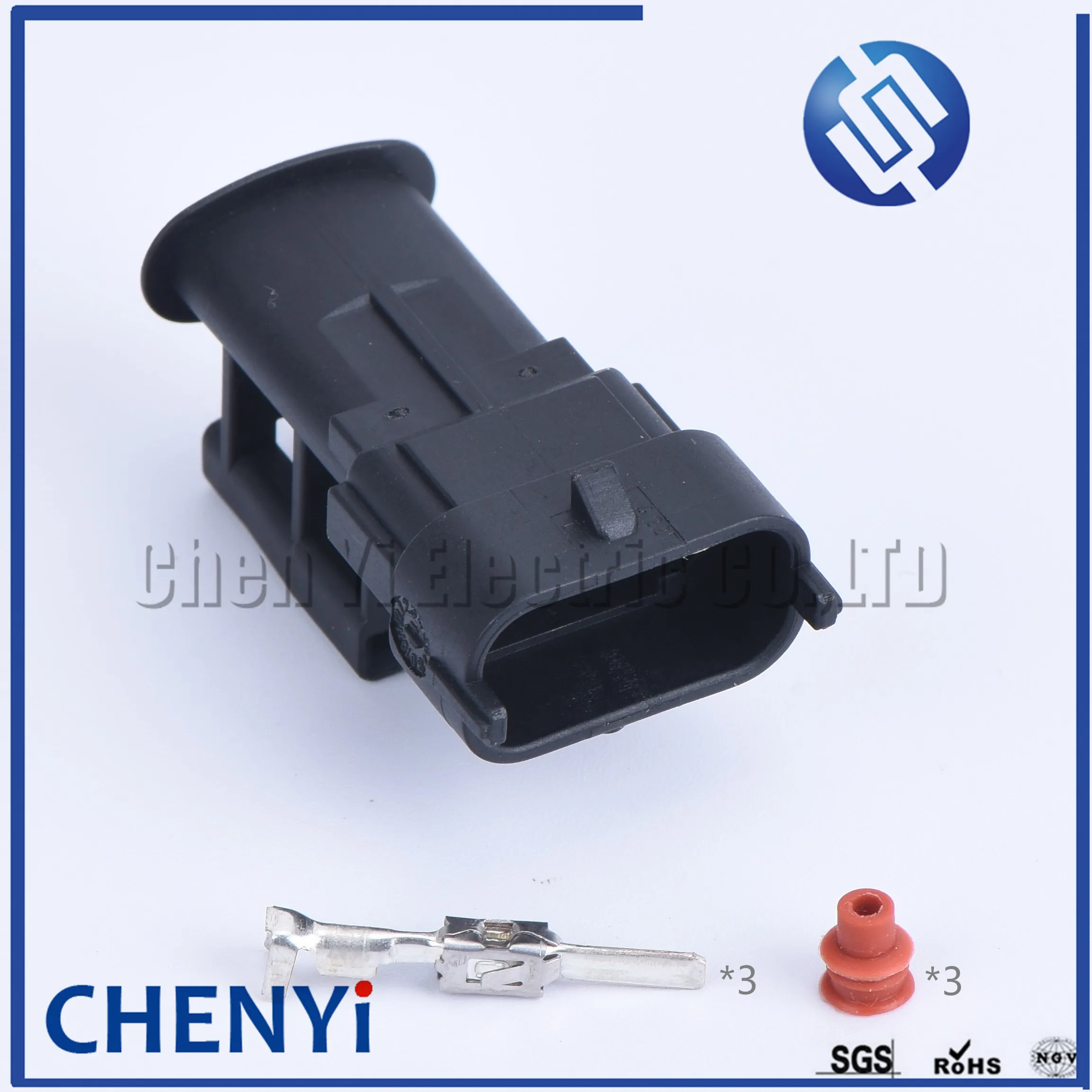 1 set 3 Pin 368161-1 Automotive Diesel Fuel Common Rail Injector Plug Throttle Position Sensor TPS Connector 1928404074