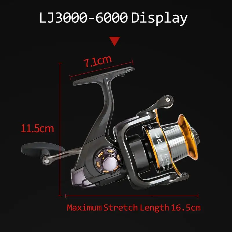 2021 Spinning Reel Strong Metal High Speed 5.2:1 12+1BB Peche Carp Fishing Reels Big Sea Boat Drag 20-25kg Fish Tools Molinete