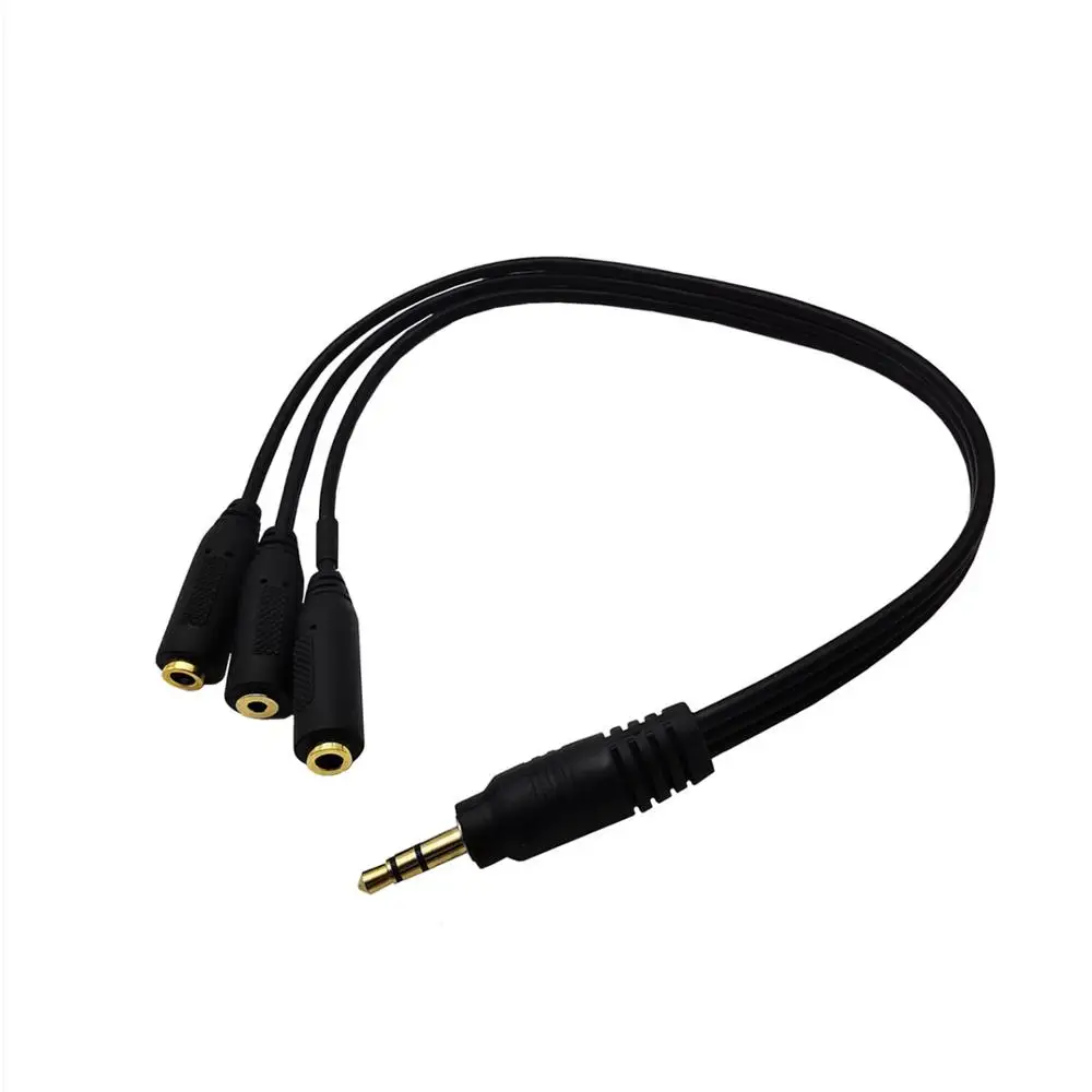 3.5mm 1 To 3 4 5 Splitter Stereo Plug Male to 1/8\