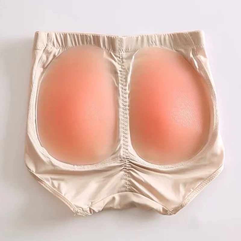 Women Silicone Insert Hip Self-Adhesive Butt Pads Fake Ass Enhancer Hip Pads Removable Hip Pad