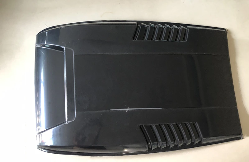 ABS Black Bonnet Scoop Bonnet Hood Front Car Cover Fit For Ford Ranger T7 Ford Everest Endeavour 2015-2019