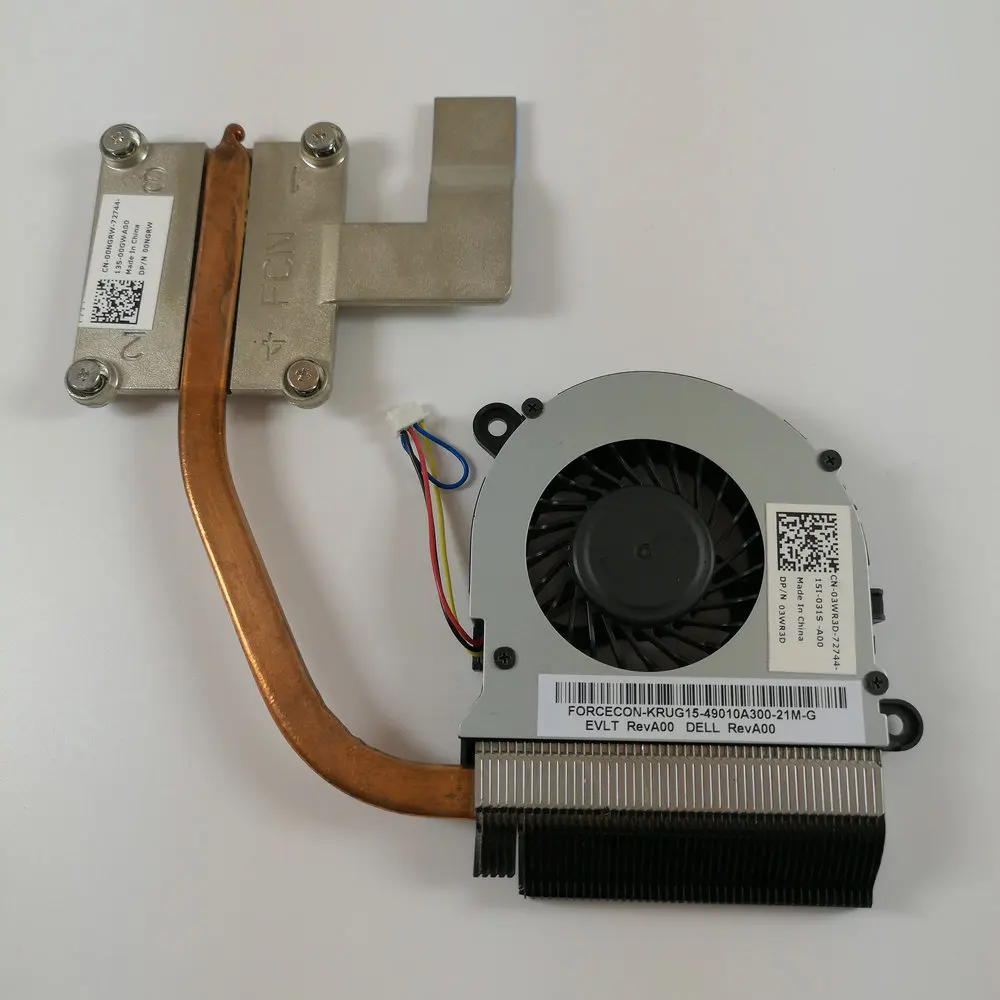 New Original For Dell Latitude E5420 E5520 Heatsink Cooling Fan 463TY 2CPVP DFS400805L10T FA6J DFS470805WL0T FA6K 3WR3D 0NGRW