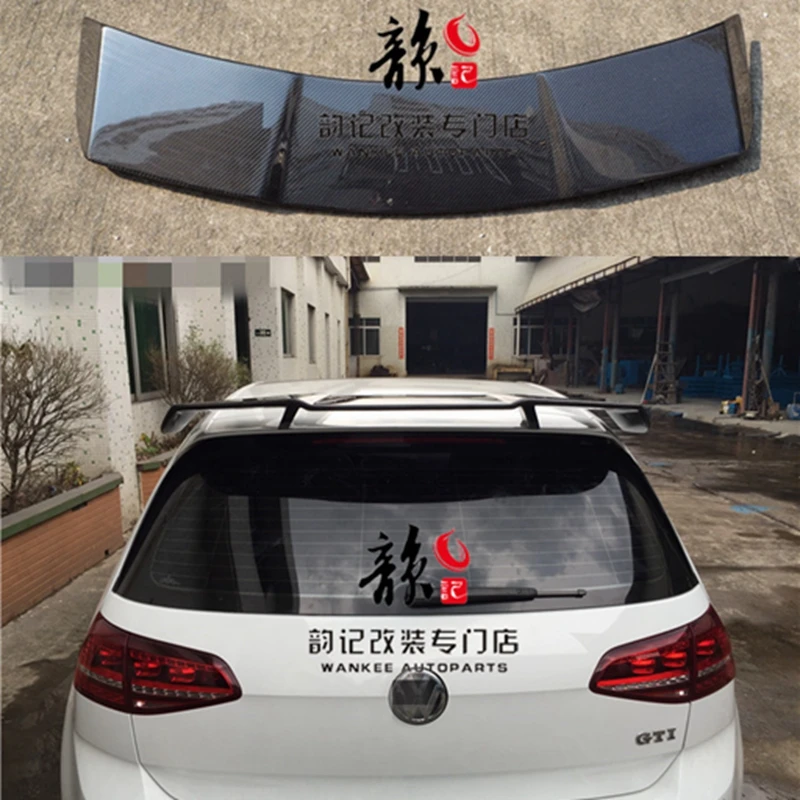 

Golf 7 MK7 Revozport Style Carbon Fiber Auto Car Roof Spoiler Wing for Volkswagen VW Golf VII Golf7 GTI With R Only