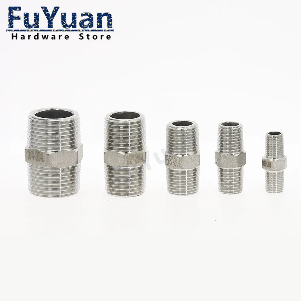 SS304 fittings Stainless Steel threaded connector Adapter 1/8\