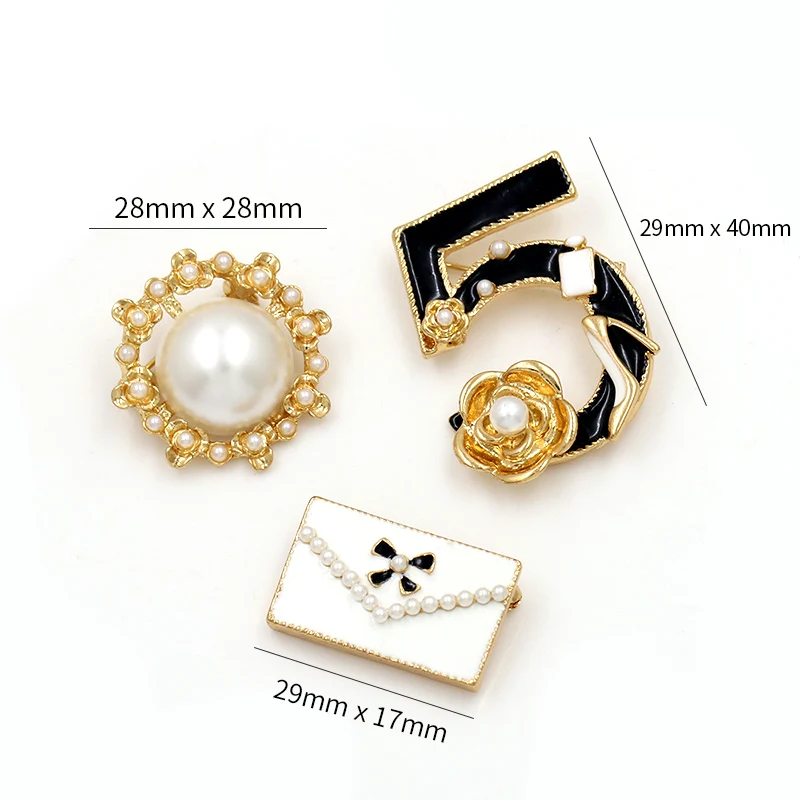 baiduqiandu Various Designs Enameled Chic Brooch Pins Set for Women or Clothing Bags Hats Decoration Jewelry Accessories