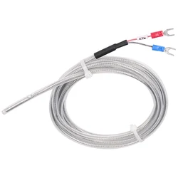 Waterproof Anti-acid Transparent Wire Thermocouple Probe K Type Temperature Sensor Cable 200'C for Water Temp. Regulators