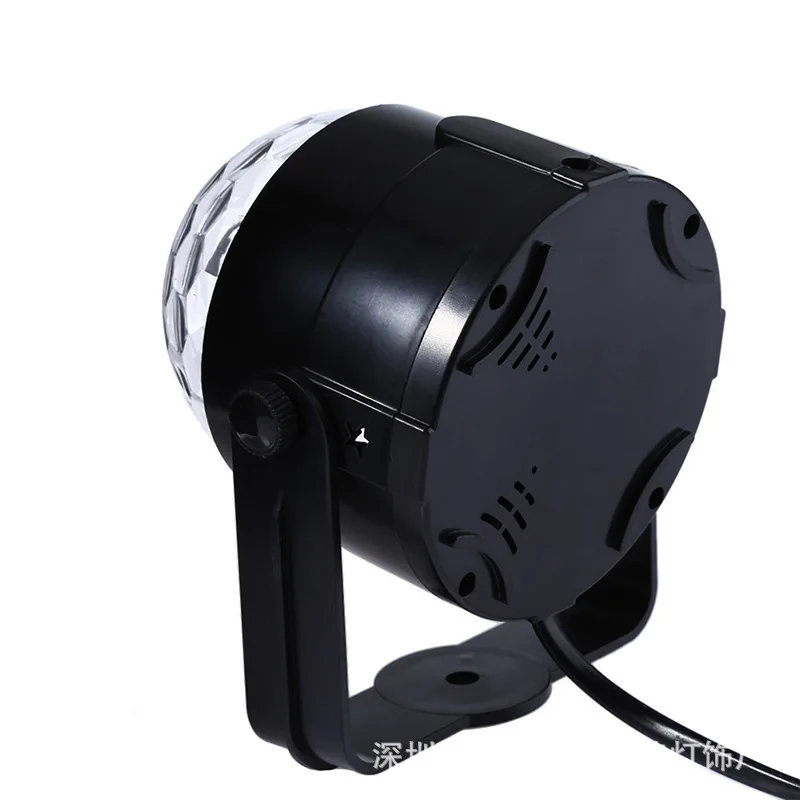 LED Disco Ball Light Laser Magic Ball Voice-Activated Rotating KTV Projector Strobe Light Birthday Party Decoration Light
