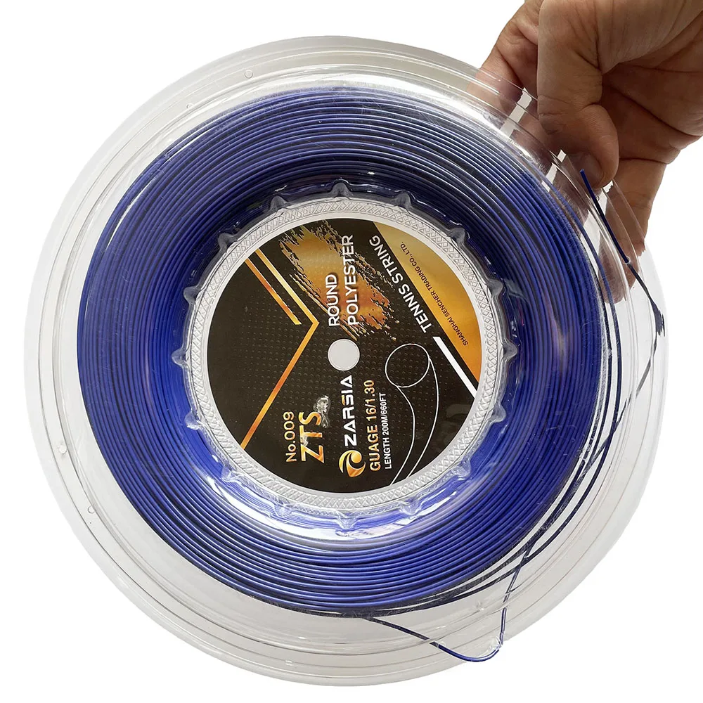 ZARSIA Tennis racket Strings Power Rough Polyester tennis string Round Shape tennis racket strings 16/1.30 mm