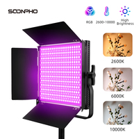 Soonpho P60 Video LED Light Bi-color Dimmable Wireless remote Panel 60W 97  CRI  studio shooting for tiktok