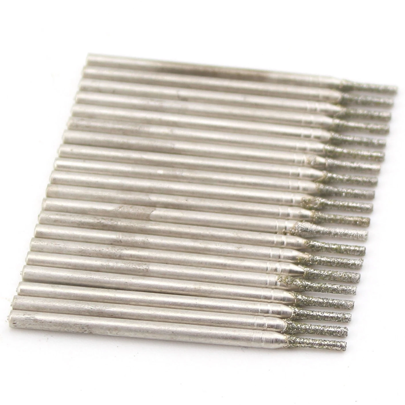 30Pcs 1mm Diamond Hole Saw Drill Bit Small Solid Bits Coated Lapidary Tools for Stone Jewelry Gems Glass Tile Ceramic Marble