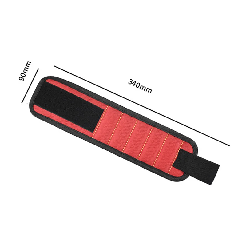 Gelang Magnet Poliester Magnet Kuat Tas Portabel Alat Listrik Tas Sekrup Bor Pemegang Perbaikan Alat Sabuk