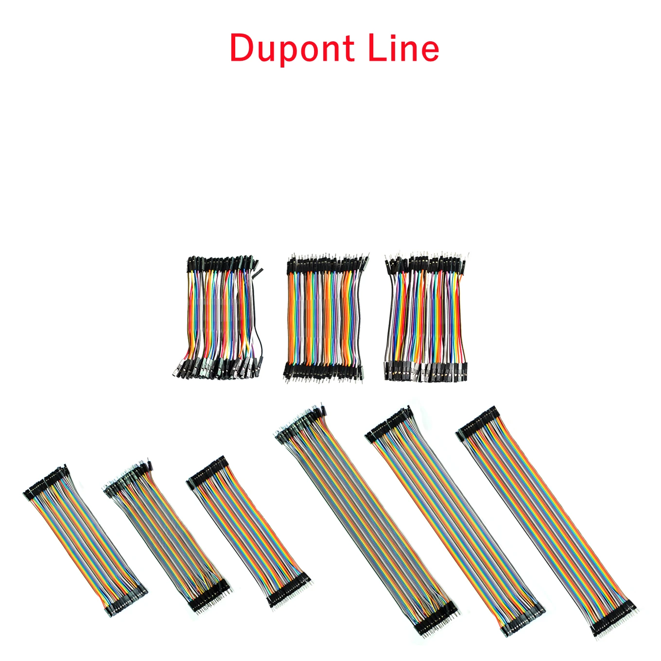 DuPont line female-to-female male-to-female male-to-male 10CM 20CM 30CM 15CM 40CM cable