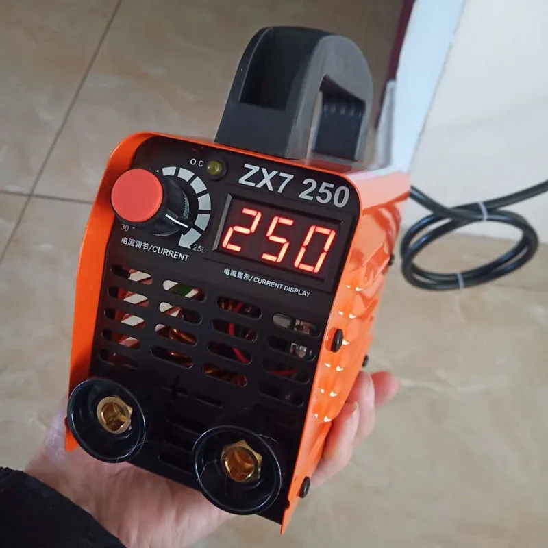 220V 250A Cheap Portable  Inverter Welding Machines ZX7-250 Household Pure Copper IGBT Electricity Welderg Tool 1.5 Meter Cable