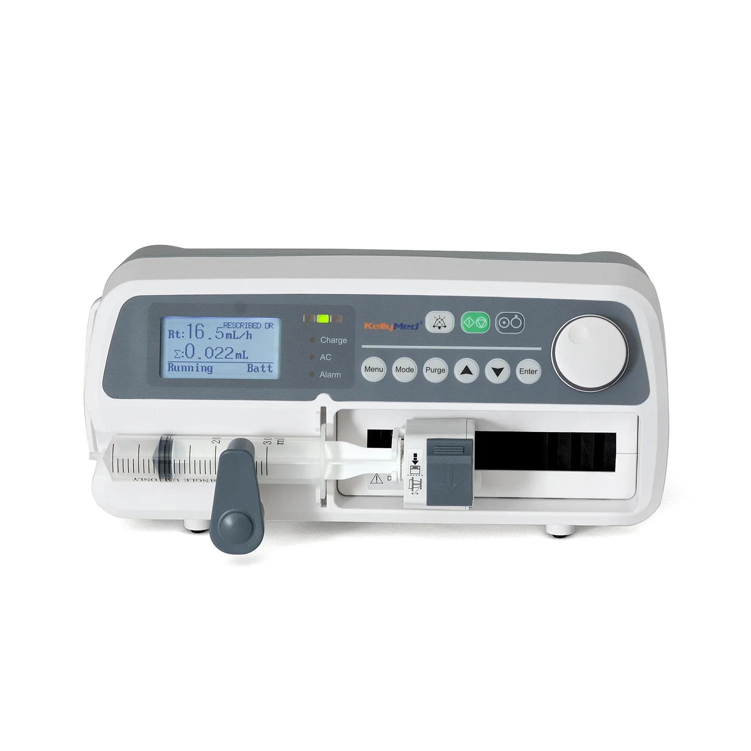 First-aid ICU portable safe medical electric single/dual channel infusion syringe pump