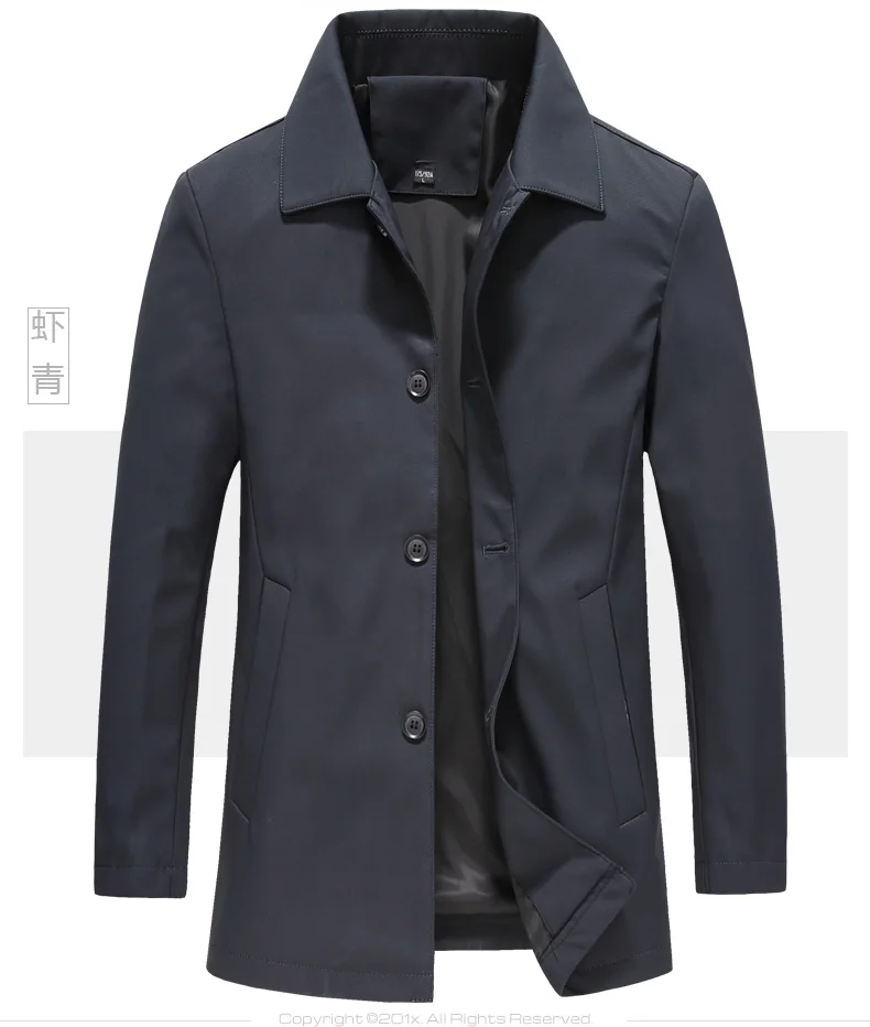 2026 new arrival spring fashion coat men high quality trench coat men,autumn men's casual jackets size M-4XL
