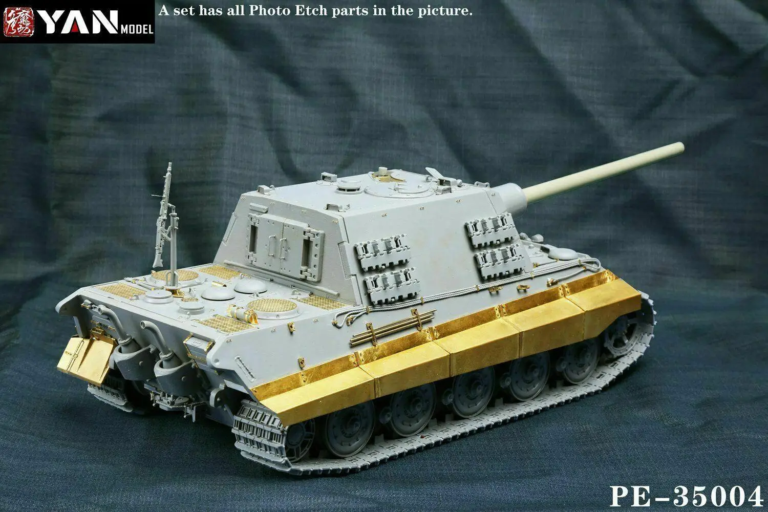 Yan Model PE35004 1/35 Sd.Kfz.186 Jagdtiger Detail Up Set for Takom 8001