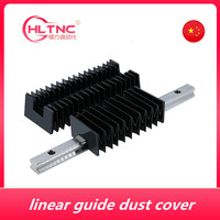 linear guide rail HGR15 HGR20 HGR25 HGR30 type flexible accodion protective bellows dustproof covers for linear guide