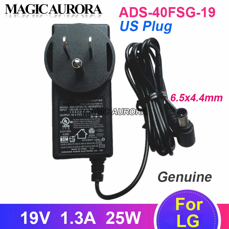 US ADS-40FSG-19 19025GPCU-1 19V 1.3A 25W Switching Adapter For LG Monitor E2242C-BN EAY62768615 19025GPCU-1 19025GPG-1 Charger