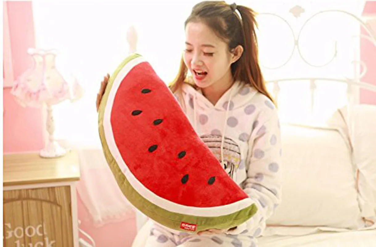 

Xmas Gift Plush Watermelon Toy Giant Large Stuffed Fruit Plush Doll Pillow 1 Pcs