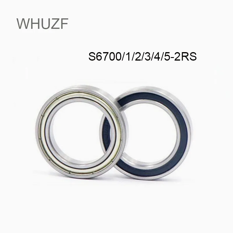 2PCS S6700RS S6701RS S6702RS S6703RS S6704RS S6705RS Bearing ABEC-7 Stainless Steel Ball Bearings Stainless Steel Ball Bearing