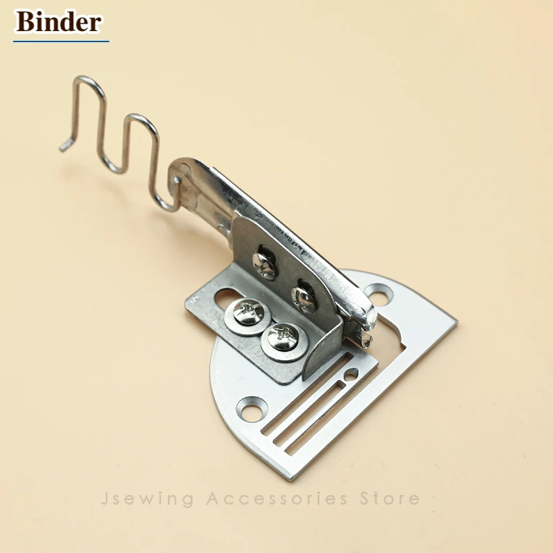 Folder (Binder) For Typical GC0302 0303 Top and Bottom Feed Walking Foot DY Sewing Machine Leather Heavy Fabric Double-Folder