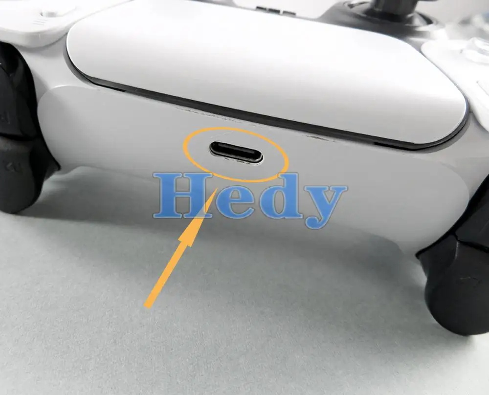 Puerto de carga Micro USB de 5 piezas, conector de alimentación tipo C, cargador para consola inalámbrica PlayStation 5 PS5