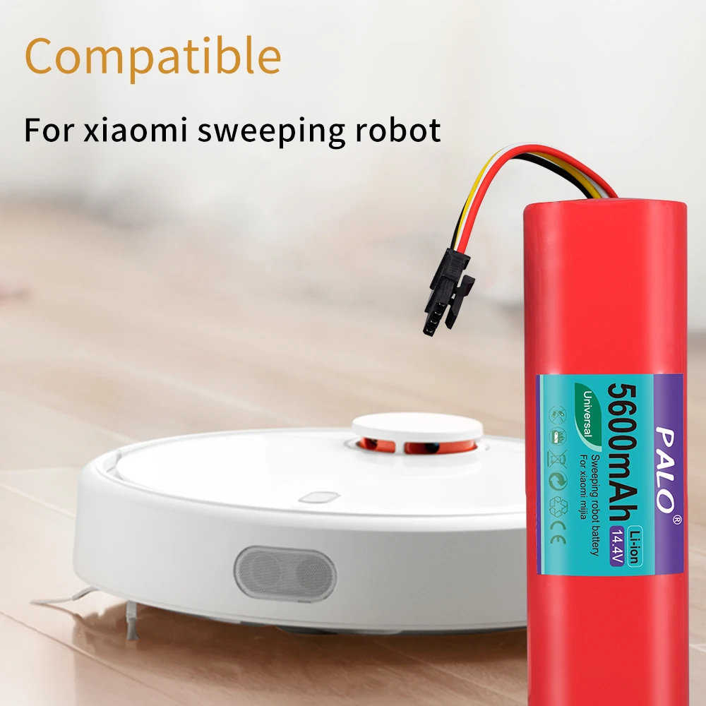 PALO Robotic Vacuum Battery Replacement for Xiaomi Mijia Roborock S5 S6 S50 S51 S55 Xiaowa Series E20 E25 E35