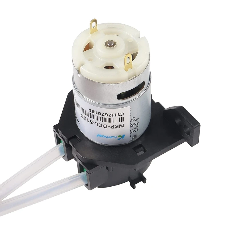 12V DC Dosing Pump Peristaltic Dosing Head with Connector for Arduino Aquarium Lab Analytic DIY