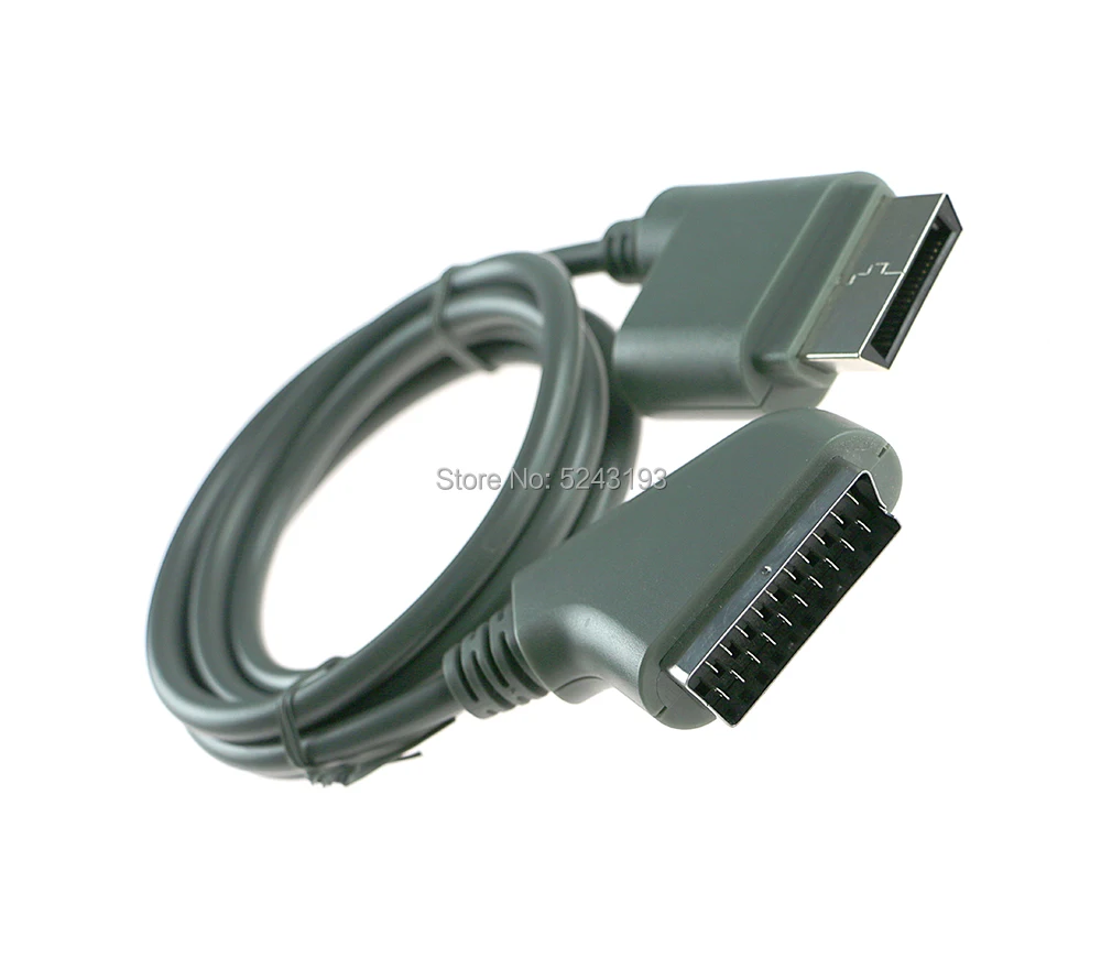 Scart-cabo de vídeo para xbox 1.8, 360 m, rgb, hd, tv, av, versão 360, console, acessórios para jogos