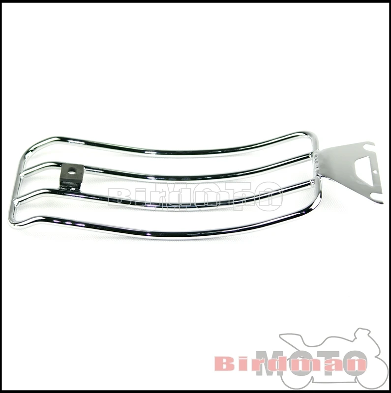 รถจักรยานยนต์ด้านหลัง Fender กระเป๋าเดินทางชั้นวางสนับสนุน Carrier สําหรับ Harley Softail Road King Touring FLHX FLHT FLHR 1998-2004