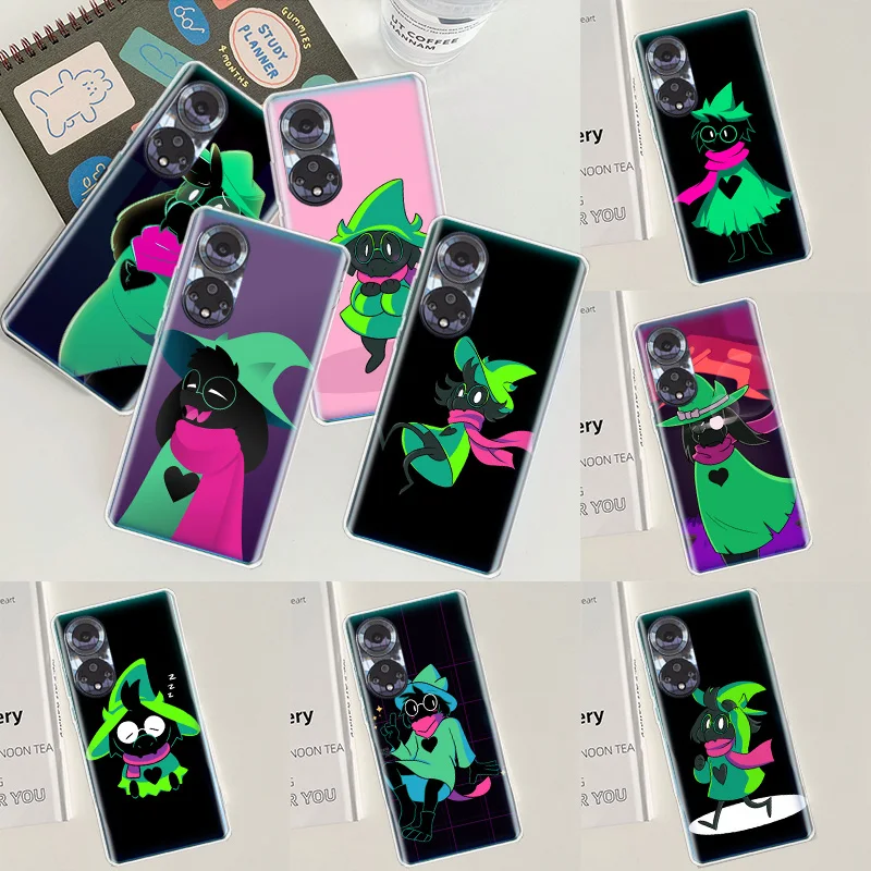 Deltarune Ralsei by Lileaves cartoon Phone Case For Huawei P Smart Z 2021 Y5 Y6 Y7 Y9 Honor 50 20 Pro 10i 9 Lite 9X 8A 8S 8X 7S