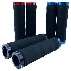 Cycling Lockable Handle MTB Mountain Fixed Gear UltraLight Folding Bike City Bicycle Soft Anti-Skid Sponge Foam Handlebar Grips