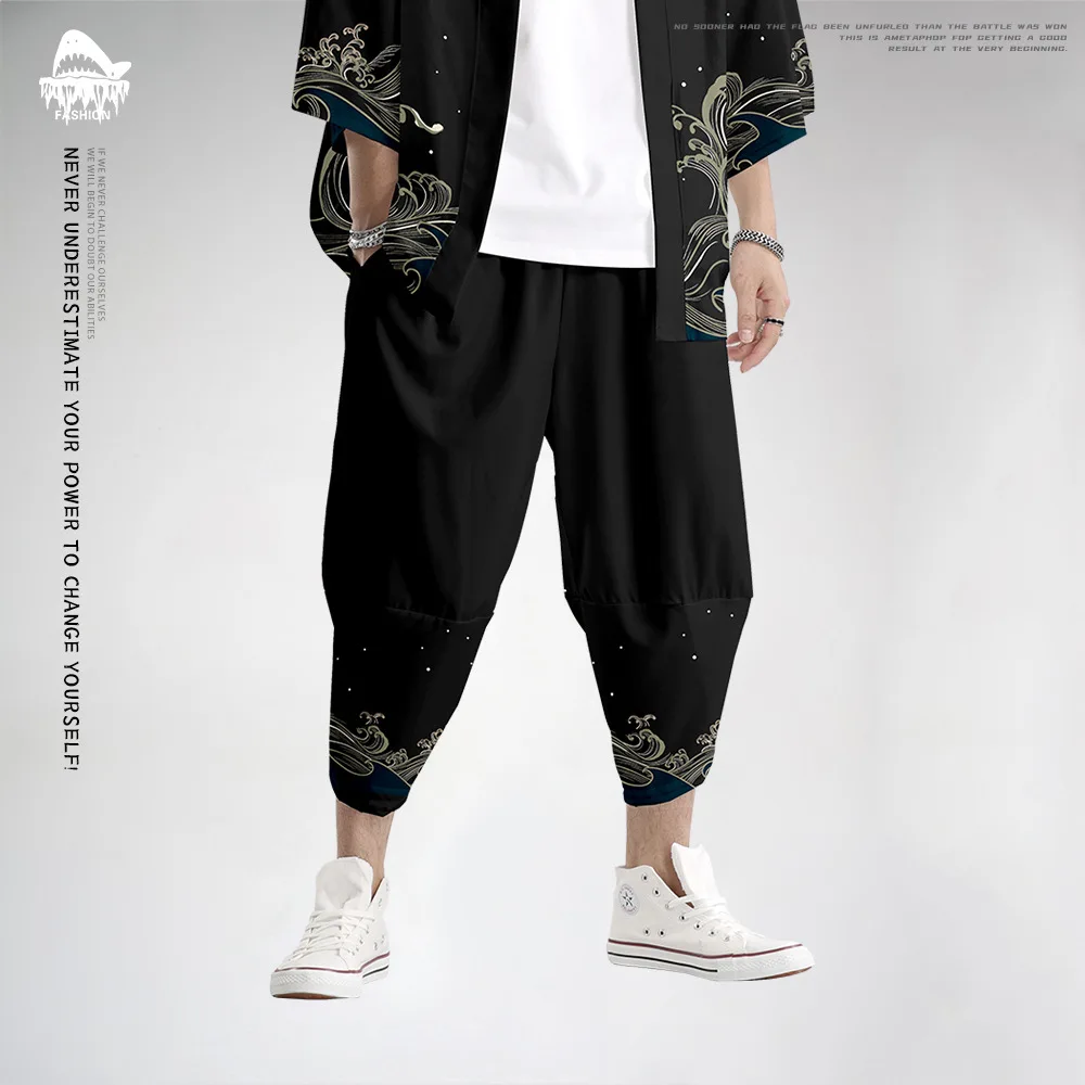 

2020 New Hip-Hop Jogger Men's Black Harem Overalls Sports Pants Streetwear Casual Pants Plus Size 6XL