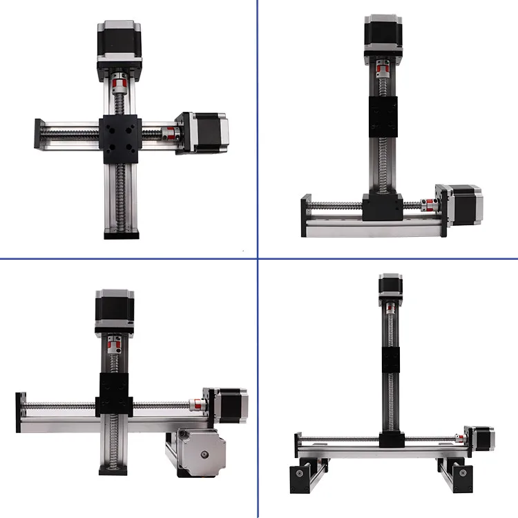 Ball Screw Slide/CNC Precision Cross Linear Guide Slide Linear Module/Industrial Machinery Including motor