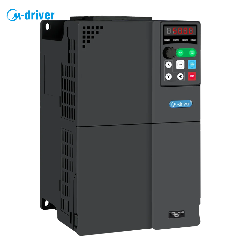 Single phase 220V input VFD inverter 11kw variable frequency drive 15hp motor speed controller