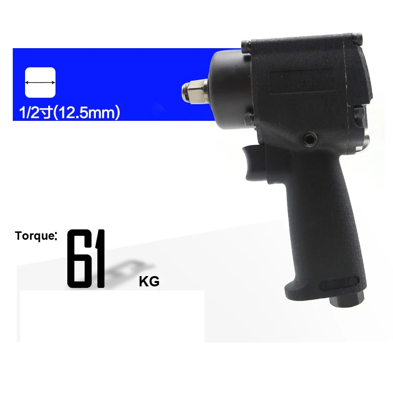 Mini Pneumatic/Air Impact Wrench Air 1/2 inch Twin Hammer Air Car Repairing Impact Wrench Cars Wrenches Tools