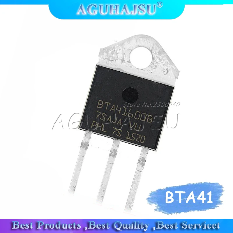 2PCS/Lot BTA41-600B BTA41600B BTA41-600 BTA41600 TO-247 40A 600V Triode Transistor New