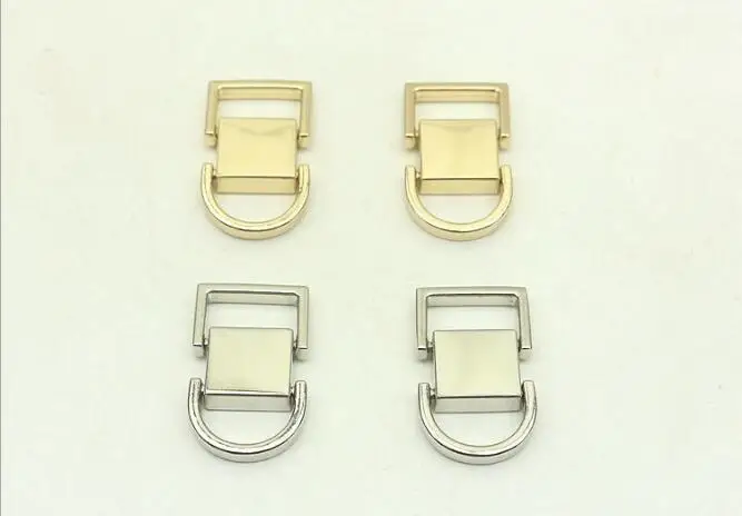 (10pcs/lot) luggage handbag hardware accessories handbags on both sides of the screw double ring D buckle belt buckle