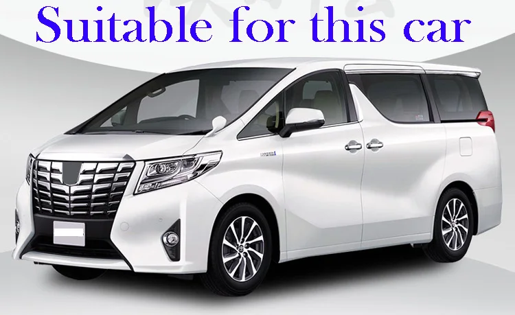 For 2015-2019 Toyota Alphard Vellfire AH30 Car Accessories ABS fuel tank cap cover car-styling trim oil fuel cap protective