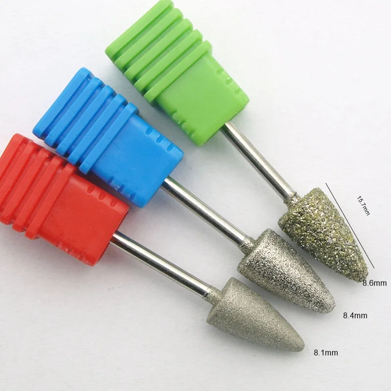 Diamond Nail Drill Bit Sanding Band Paper Rotary Burr Foot Rasp Cuticle Cutter Pedicure Tool Accessories Mill Manicure feet File