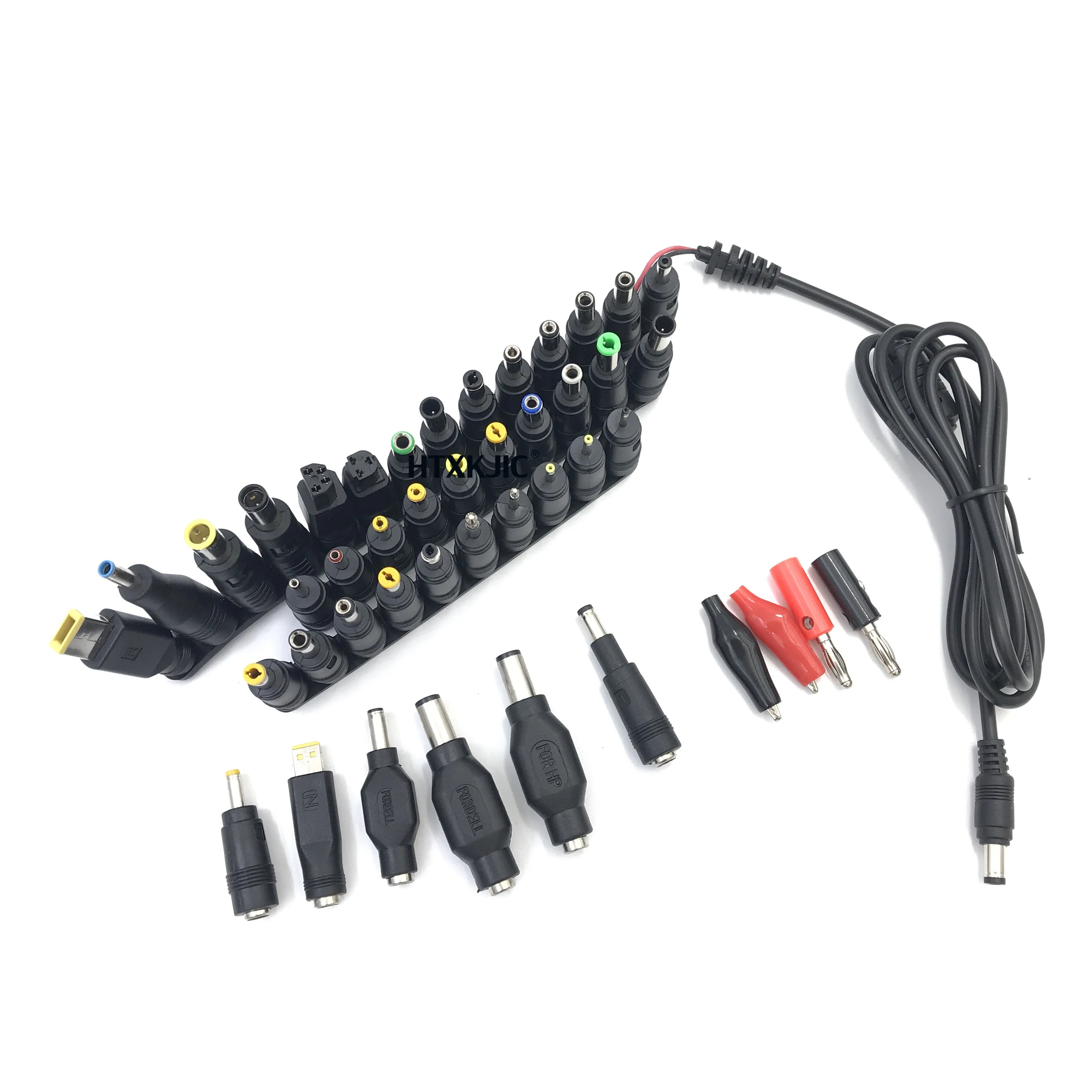 Laptop DC Adapter Bộ Dụng Cụ 34 Chiếc Đa Năng DC Bộ Chuyển Đổi Nguồn Điện Đầu Kết Nối Dành Cho Laptop Lenovo Thinkpad Nguồn Điện Cắm bộ Jack