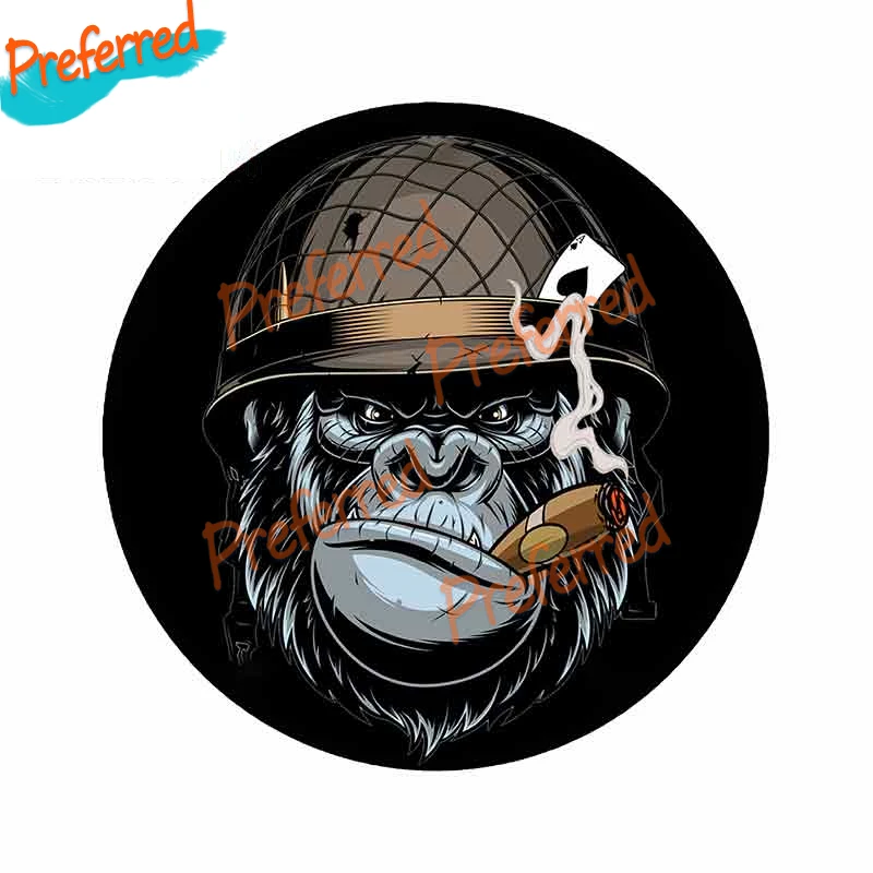 Gorilla Motocross Racing Laptop Helmet Trunk Wall Vinyl Decal Sticker Is Suitable for Car Truck SUV RV