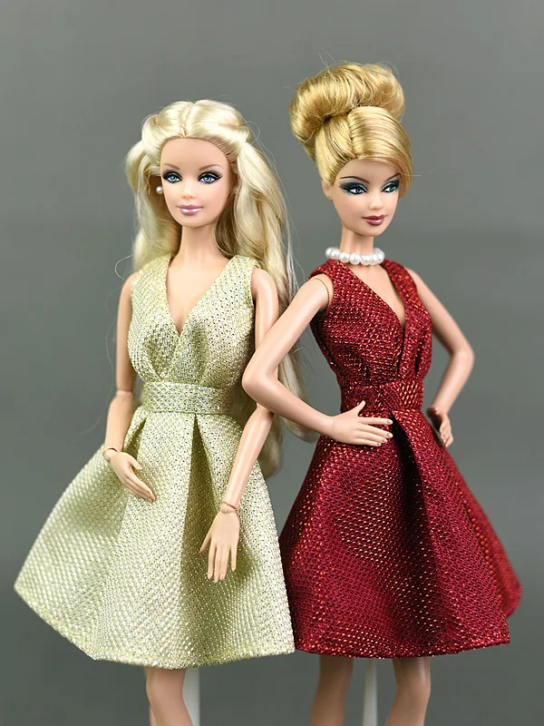 New handmake fashion party Dress clothes For Barbie doll multiple style available