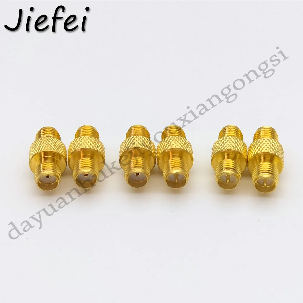 50-400 Pcs New 3-Type RF SMA / RP SMA Female to Female High frequency Adapter Copper Coax Connector Coupler