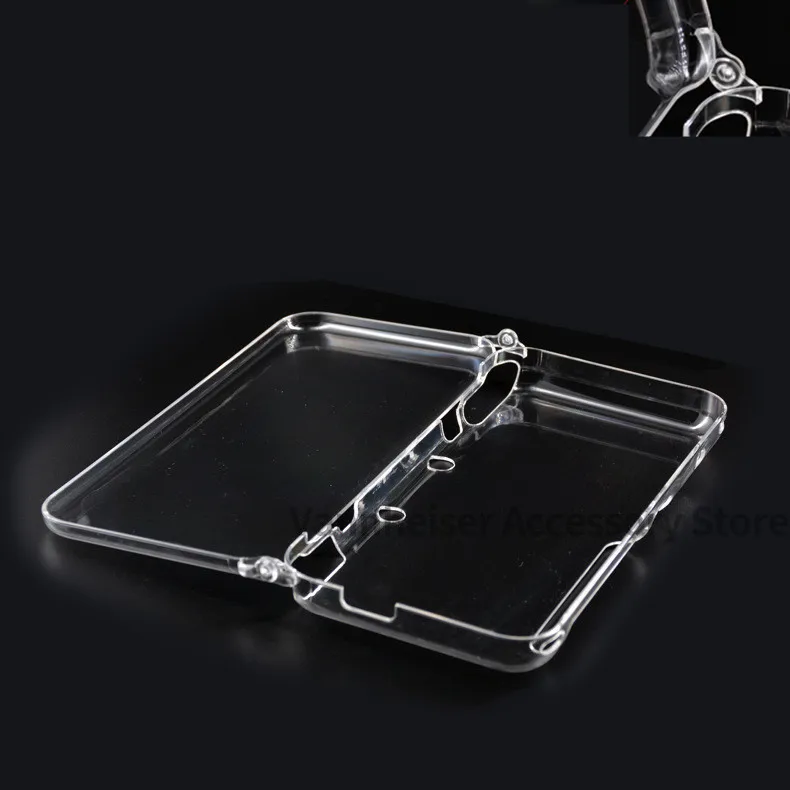 Estuche rígido de PC transparente para Nintendo nuevo 2DSXL/LL carcasa protectora completa transparente de cristal para accesorio de controlador 2DSXL/LL