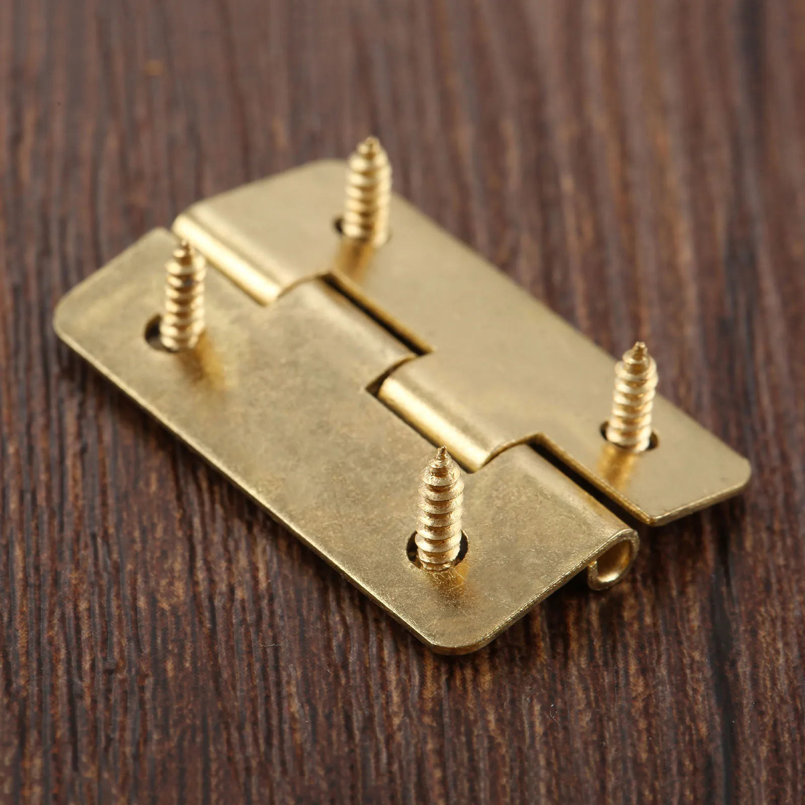 VIPMOON 50Pcs Small Hinges For Wooden Box, 18 X 15mm Mini Black